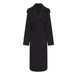 SKIMS Black Long Coat